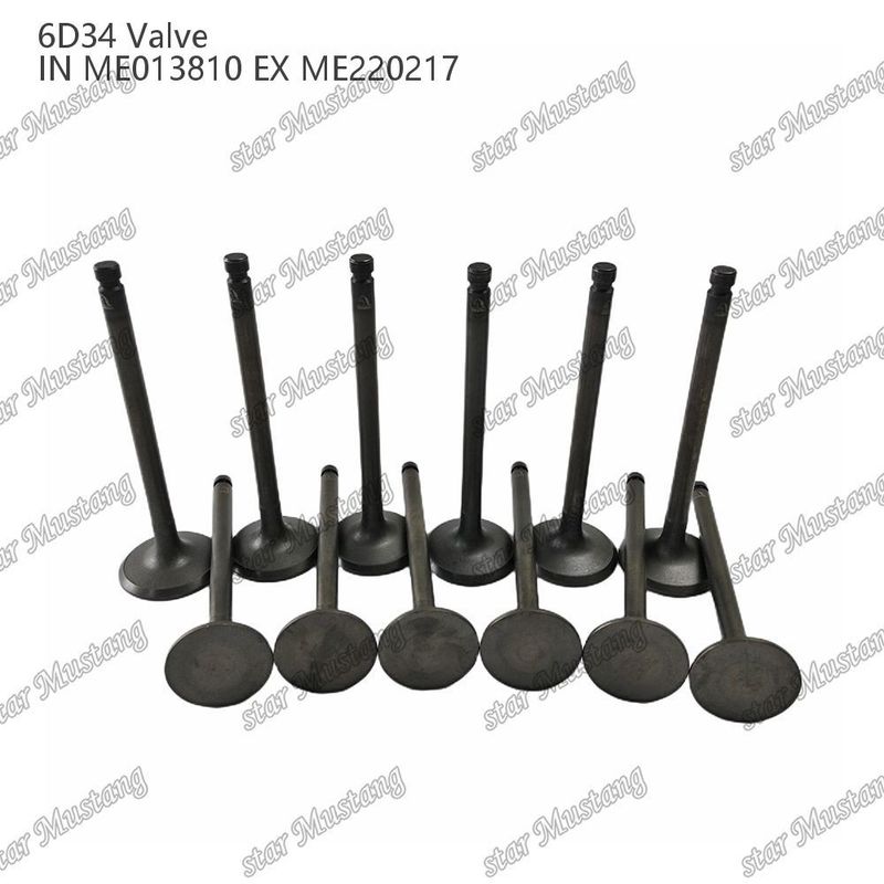Συμπληρωματική δομή βαλβίδας 6D34 ME013810 ME220217 Diesel Engine Μέρος Original Stock με Online Υποστήριξη Μετά
