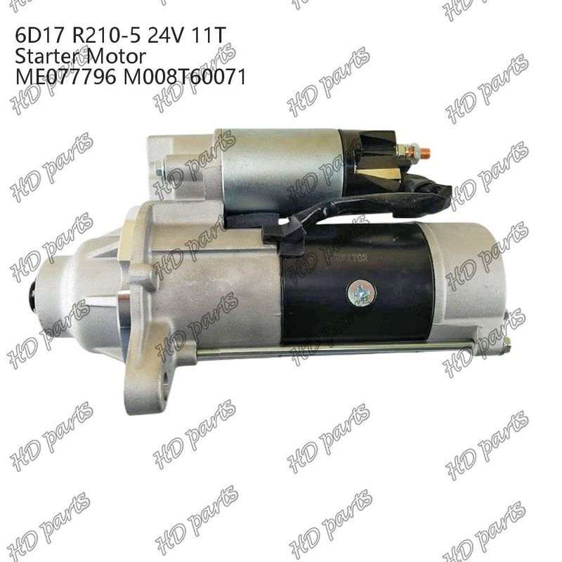 6D17 24V 11T R210-5 ME077796 M008T60071 Ντίζελ κινητήρας κινητήρας εκκίνησης Άλλο πιστοποιητικό