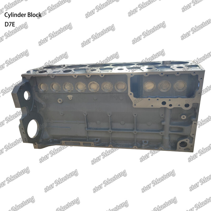 Cylinder Block Model D7E для дизельного двигателя с цельной конструкцией и размерами OEM