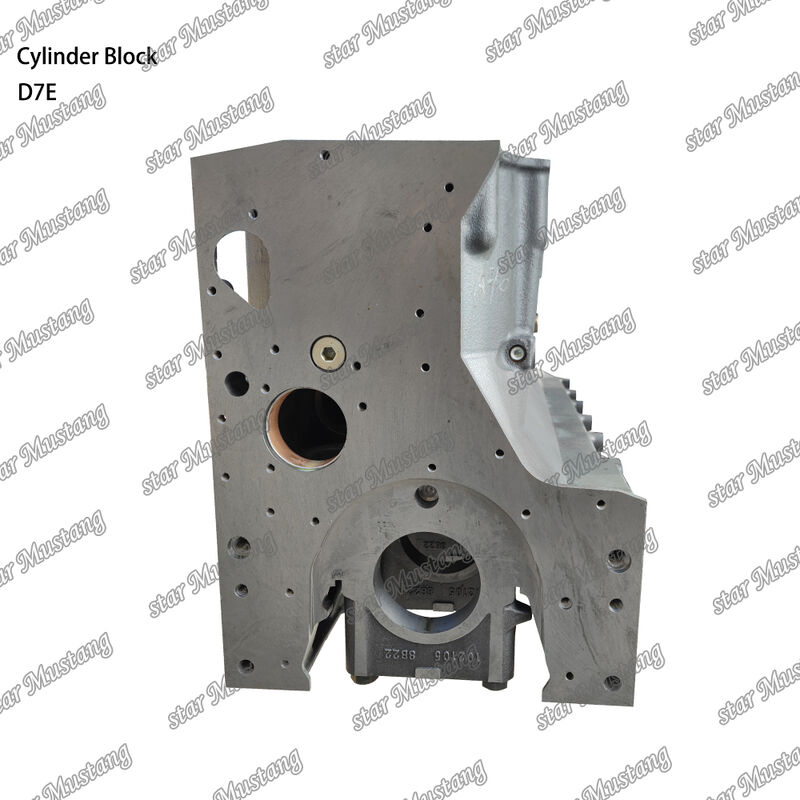 Cylinder Block Model D7E для дизельного двигателя с цельной конструкцией и размерами OEM
