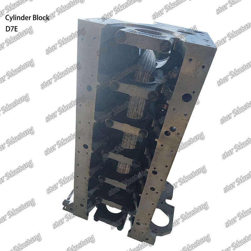 Cylinder Block Model D7E для дизельного двигателя с цельной конструкцией и размерами OEM