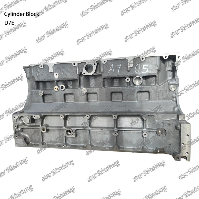 Cylinder Block Model D7E для дизельного двигателя с цельной конструкцией и размерами OEM