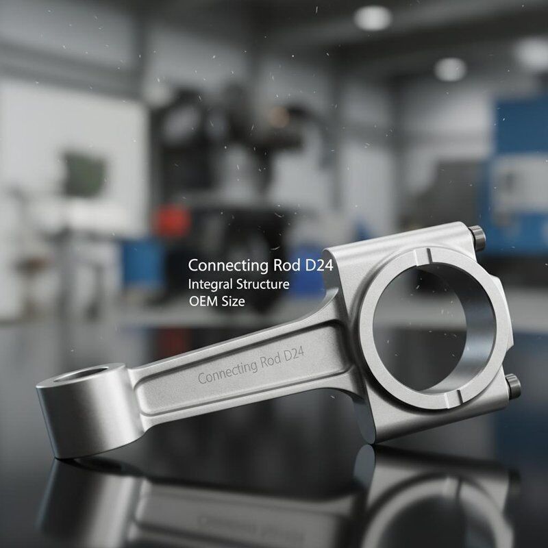 D24 Biela para peças sobressalentes de motor diesel com estrutura integral e tamanho OEM